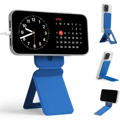 Afbeelding van MOFT statief voor iPhone 15/14/13/12 serie, snap onzichtbaar mobiele telefoon met 3 modi self vlogging, browsen, macrofotografie, videogesprekken, draagbare lichte
