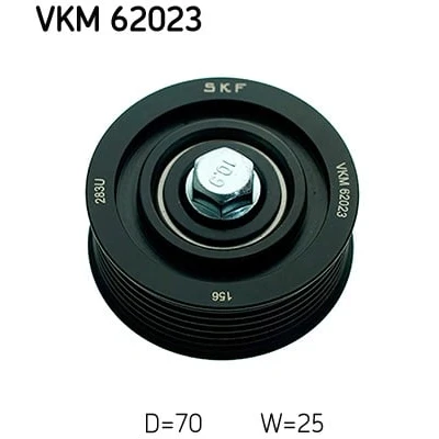 Afbeelding van Skf Geleiderol (poly) V riem VKM 62023