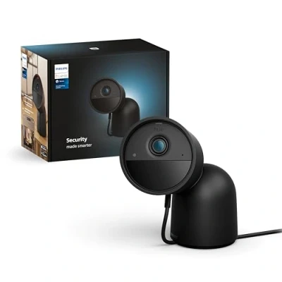 Afbeelding van Philips Hue Secure desktop beveiligingscamera Zwart