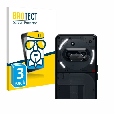 Afbeelding van BROTECT Screenprotector voor Nothing Phone (3a) (ALLEEN Camera Lens) Folie Beschermfolie Beschermglas transparant (3 Stuks)