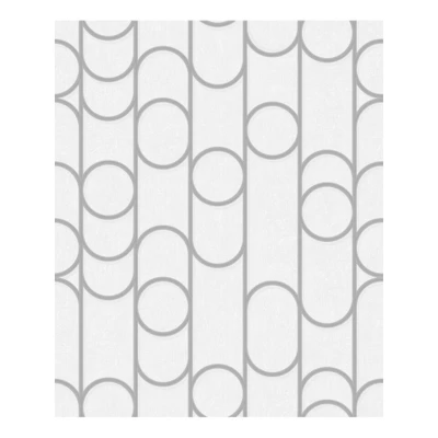Afbeelding van Leen Bakker Dutch Wallcoverings Galactik Dessin Wit/ 0,53x10,05m Behang Wit Vlies