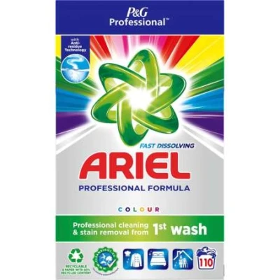 Afbeelding van Ariel waspoeder, voor gekleurde was, 110 wasbeurten, doos van 6,6 kg
