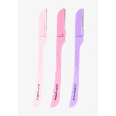 Afbeelding van Brushworks Precision Eyebrow Razor (Set van 3)