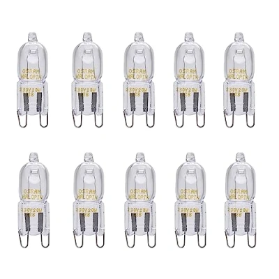 Afbeelding van Osram G9 Halogeenlamp 50W (60W) 740lm 230V Halogeen Lampjes Insteek Warm Wit Licht Dimbaar Per 192 Halogeenlampen