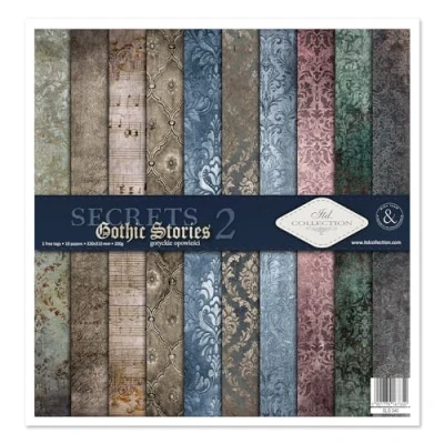 Afbeelding van ITD Collection scrapbooking pakket, papier, decoratief decoupage, kaarten maken, papierformaat 310 x 320 mm (SLS 040 HS code 48025890)