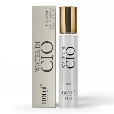 Afbeelding van Nomi Perfume voor heren, 33 ml, (WATER DI CIO) eau de parfum met 20% geuroliën, citrus, bestuurders en auto