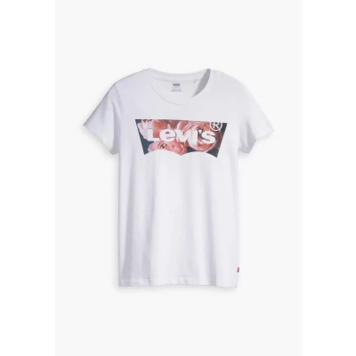 Afbeelding van Levi&#039;s Tshirt print, Dames, Maat: XS, White