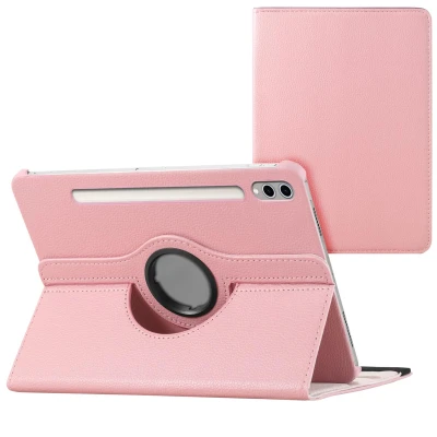 Afbeelding van Samsung Galaxy Tab S9 Plus Hoes: iMoshion 360 Draaibare Bookcase Roze Kunstleder Tablet Hoezen