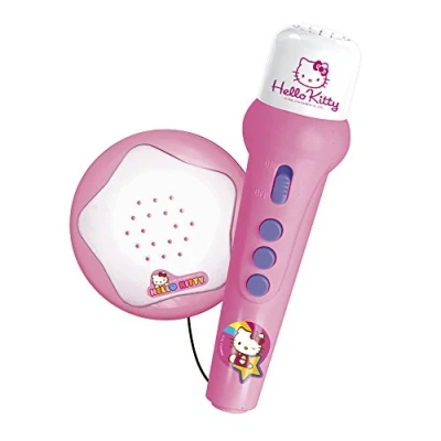 Afbeelding van Karaokemicrofoon Hello Kitty Fuchsiaroze