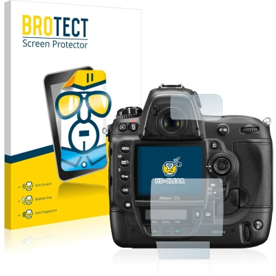 Afbeelding van BROTECT Screenprotector voor Nikon D3S Folie Beschermfolie transparant (2 Stuks)