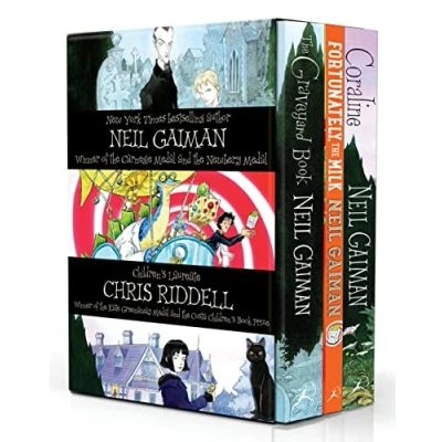 Afbeelding van Neil Gaiman &amp; Chris Ridell: Box Set: the Graveyard Book / Coraline Fortunately, Milk