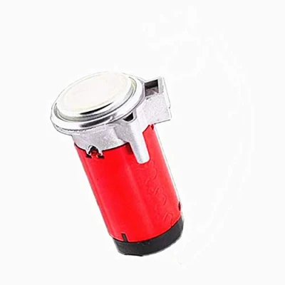 Afbeelding van YIYDA auto luchtpomp luchtcompressor hoorn 12V motor roest niet compressor kit verchroomde rode luchthoorn voor elke vrachtwagen