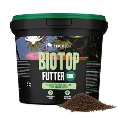 Afbeelding van NatureHolic Vijvertijd Biotop voer zink visvoer voor vijvervissen zinkend vijvervoer tuinvijver vissen