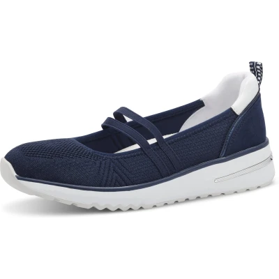 Afbeelding van Marco Tozzi Dames 2 22181 44 ballerina&#039;s, marineblauw, 38 EU, Donkerblauw, EU