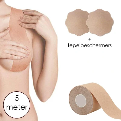 Afbeelding van Boob Tape 5 meter + tepel covers BH Plak