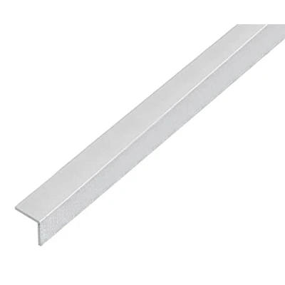 Afbeelding van Alberts 489236 hoekprofiel zelfklevend aluminium, glasparelgestraald zilver 1000 x 15 mm