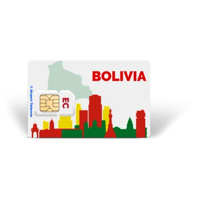 Afbeelding van Simkaart Bolivia Unlimited Data + Onbeperkt Bellen Prepaid Met Snel 4G/5G Internet En Op Reis In Zuid Amerika Airport Telecom