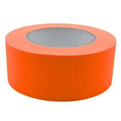 Afbeelding van UV FLOOR Gaffer zelfklevend neonoranje 50 mm x 25 m premium kwaliteit accessoires voor fluorescerend feest decoratieve plakband