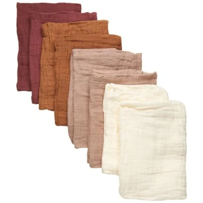 Afbeelding van Pippi made with love 8 PACK Hydrofiele doek voor kinderen, Maat: One Size, Mahogany