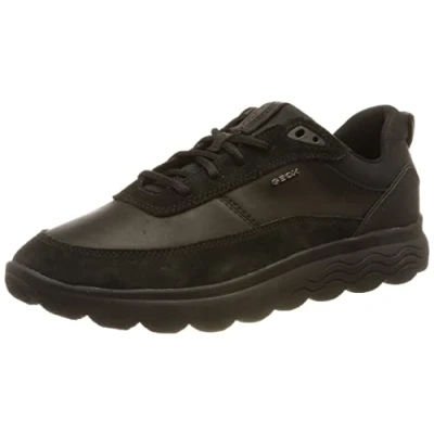 Afbeelding van Geox Spherica E Sneakers laag, Heren, Maat: 42, Schwarz Leer