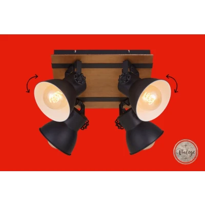 Afbeelding van Briloner Leuchten TEMPA Spotlight 2742 045 4 flams spotkoppen draai en kantelbaar lampen niet inbegrepen max. 60W IP20 38 x 21 cm