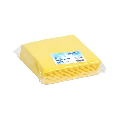 Afbeelding van Werkdoek Cleaninq non woven 38x40cm geel 10 stuks