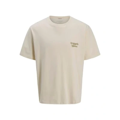 Afbeelding van Jack &amp; Jones Joracapulco Tshirt print, Heren, Maat: XS, Antique white