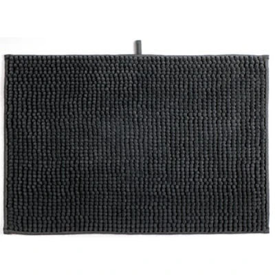 Afbeelding van MSV Badkamerkleed/badmat voor op de vloer grijs 40 x 60 cm Microvezel Badmatjes