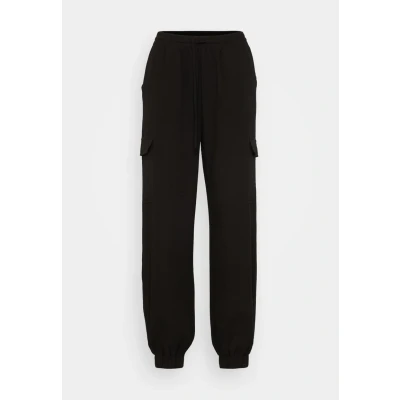 Afbeelding van ONLY high waist regular fit cargobroek ONLKATINKA zwart
