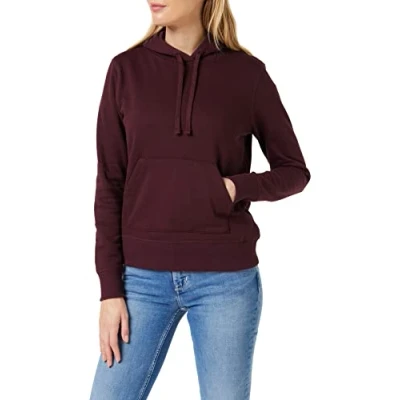 Afbeelding van Amazon Essentials Women&#039;s Fleecetrui met capuchon (verkrijgbaar in grote maten), Bordeauxrood, XXL