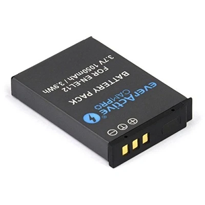 Afbeelding van everActive CAMPRO vervangt EN EL12 NIKON, Li lon batterij voor camera in blisterverpakking 3,7 V (compatibel met 3,6 V) min. 1050 mAh, model: EVB014