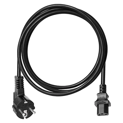 Afbeelding van EMOS S11370 computer netsnoer, 1,5 m/voedingskabel/aansluitkabel/PC kabel/stroomkabel/aansluitkabel voor koude apparaten, zwart