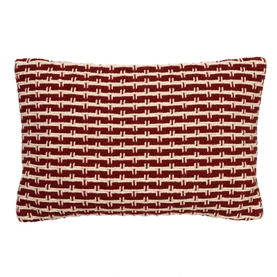 Afbeelding van Dutch Decor DANA Sierkussen van katoen Merlot 40x60 cm rood