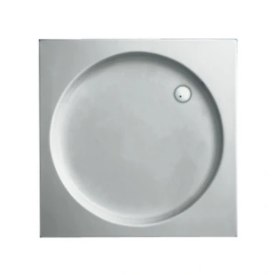 Afbeelding van Plieger Luxury douchebak acryl vierkant (wit)