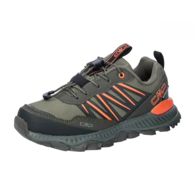 Afbeelding van CMP Kids Atik Low WP outdoor schoenen 3q67894, wandelschoenen voor kinderen, uniseks, Militair Oranje, 33 EU