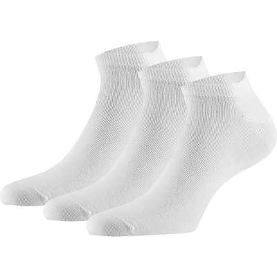 Afbeelding van Sneakersokken Bamboe Wit 3 paar Heren / Dames Maat 43 46