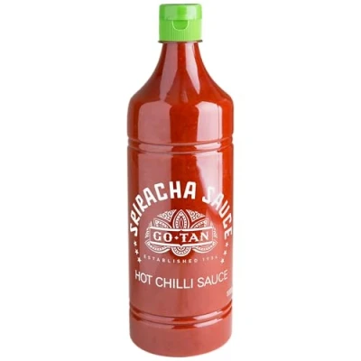 Afbeelding van Go Tan Chilisaus Sriracha hot Fles 1 liter