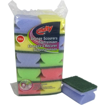 Afbeelding van Multy Schuursponsjes met Greep 10 stuks