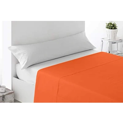 Afbeelding van Miracle Home. Hoeslaken, zacht en comfortabel, 100% geborstelde microvezel, kreukvrij, anti peeling, 210 x 270 cm, oranje