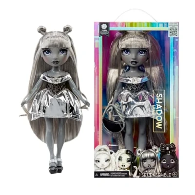 Afbeelding van Rainbow High Shadow Luna grijs haar