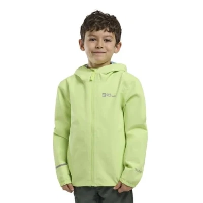 Afbeelding van Jack Wolfskin Flaze Regenjas voor kinderen, Maat: 104, Cool matcha