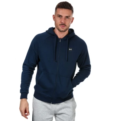 Afbeelding van Under Armour Rival Hoodie Sweater met rits, Heren, Maat: Large, Academy