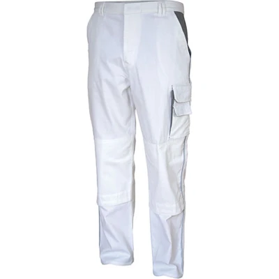 Afbeelding van Carson Contrast CC709H.WG werkbroek, wit/grijs, 27