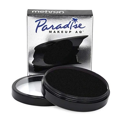 Afbeelding van Mehron Paradise AQ Schmink op waterbasis Zwart 40 gram