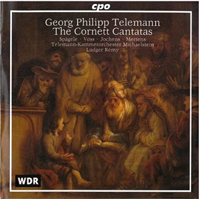 Afbeelding van Telemann: Cornett Cantatas / Remy, Spagele, Voss, et al