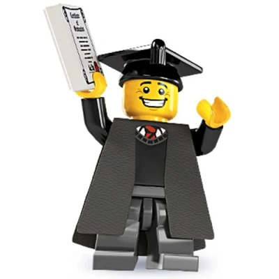Afbeelding van Lego Series 5 Mini Figure Graduate