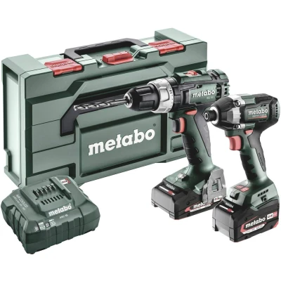 Afbeelding van Metabo BSL+SSD200LTBL 685194000 Accu schroefboormachine, slagmoersleutel 18 V 4 Ah Li ion Incl. accu, lader