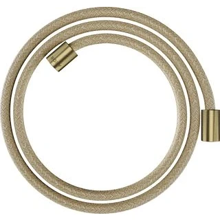 Afbeelding van Axor doucheslang textiel 1 60 m met cylindrische moeren brushed brass 28261950