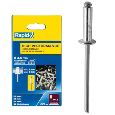 Afbeelding van Rapid High Performance blindklinknagels 4,8x12mm 300 st Box 5001436