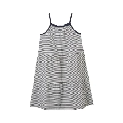 Afbeelding van TOM Tailor Jurk voor kinderen, Maat: 92/98, Navy white even stripe